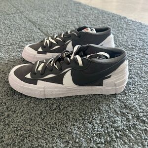 Nike Sacai Blazer Low Iron Grey Shoes Size 9.5
